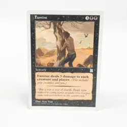 Famine 75 MTG Portal Three Kingdoms Uncommon - Image 1