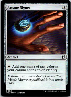 Magic the Gathering HP Arcane Signet Wilds of Eldraine Commander MTG Free Ship! - Image 1