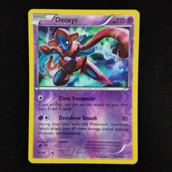 Deoxys 33/108 Reverse Holo Roaring Skies XandY Eng Pokemon MP - Image 1