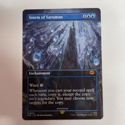 Mtg Storm of Saruman (Borderless) #413 Mythic - Image 1