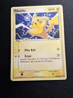 Pikachu 60/106 Ex Emeraude Carte Pokemon FR - Image 1