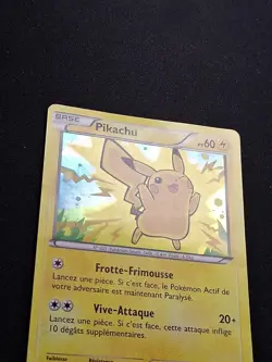 HOLO Pikachu 5/12 MacDonald's Macdo Mcdo 2013 Carte Pokemon FR - Image 2