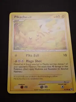 Pikachu 71/99 Platinum Arceus Pokemon Card English - Image 2