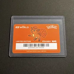 Pokemon | EB Games Level 1 I | 30 Year Anniversary Vulpix Membership Card - Image 1