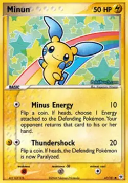 1x Minun - 67/101 - Common NM-Mint Pokemon EX - Hidden Legends - Image 1