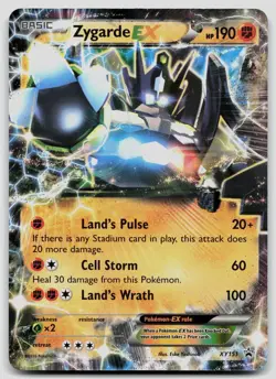 Zygarde EX (Shiny) XY151 XY Promo Pokemon NM - Image 1
