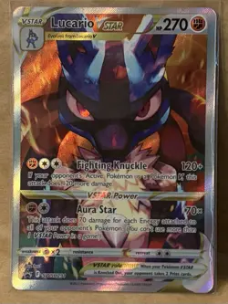 Pokemon Sword and Shield Promo Lucario VSTAR SWSH291 - Image 1