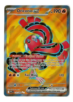 Pokemon Mega Evolutions: Phantasmal Flames #110/094 Oricorio EX Ultra Rare NM - Image 1