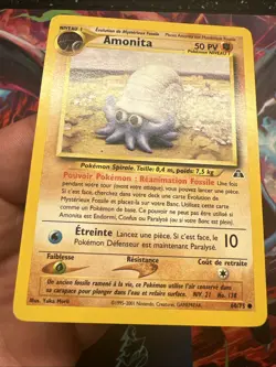 Carte Pokemon Wizards Neo Discovery Amonita 60/75 Francais Vf Fr - Image 4