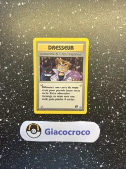 Carte Pokemon Wizard Team Rocket La Revanche De Chen L’imposteur 76/82 Francais - Image 1