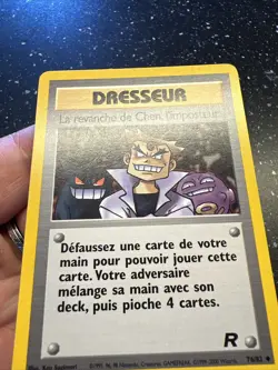 Carte Pokemon Wizard Team Rocket La Revanche De Chen L’imposteur 76/82 Francais - Image 4