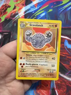 Carte Pokemon Gravalanch 30/64 Wizards Neo Revelation Francais Vf Fr - Image 2