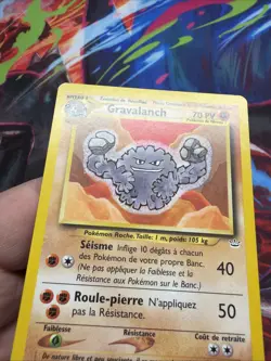 Carte Pokemon Gravalanch 30/64 Wizards Neo Revelation Francais Vf Fr - Image 3
