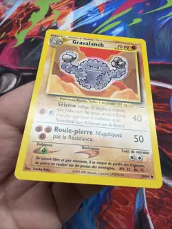 Carte Pokemon Gravalanch 30/64 Wizards Neo Revelation Francais Vf Fr - Image 5