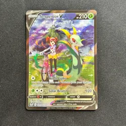 Serperior V TG13/TG30 Ultra Rare SWSH: Silver Tempest: Trainer Gallery Pokemon - Image 1