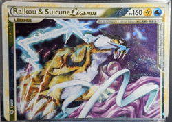 Pokemon ULTRA RARE Set Raikou & Suicune 92/95 092/095 - GD - Image 1
