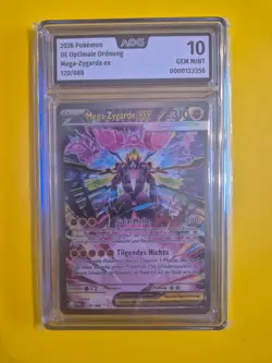 Mega Zygarde Ex SAR Por 120/088 Pokemon Karte Deutsch Gem Mint - Image 1