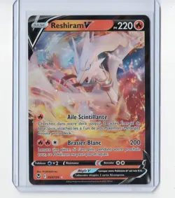 Carte Pokemon Reshiram V 024/195 EB12 Epee & Bouclier Tempete Argentee FR NEUF - Image 1