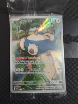 2023 Pokemon TCG 151 Snorlax SVP 051 Black Star Promo Illustration Rare Holo NM - Image 1