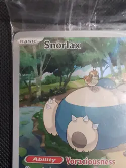 2023 Pokemon TCG 151 Snorlax SVP 051 Black Star Promo Illustration Rare Holo NM - Image 3