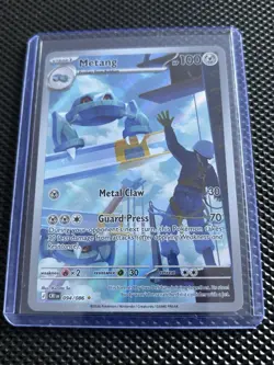 Pokemon TCG Metang 094/086 Chaos Rising Illustration Rare Holo - Image 1