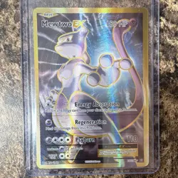 Pokemon TCG Mewtwo-EX 103/108 Evolutions Ultra Rare Full Art Holo Eng 2016 - Image 1