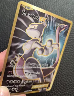 Mewtwo EX 103/108 Evolutions Ultra Rare Full Art Holo Pokemon TCG 180 HP - Image 3