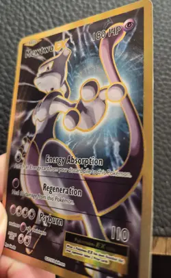 Mewtwo EX 103/108 Evolutions Ultra Rare Full Art Holo Pokemon TCG 180 HP - Image 4