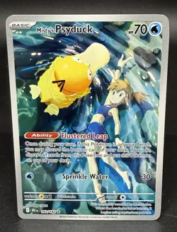 Pokemon TCG Misty's Psyduck 193/182 Sv10 Destined Rivals IR Holo EN - Image 1