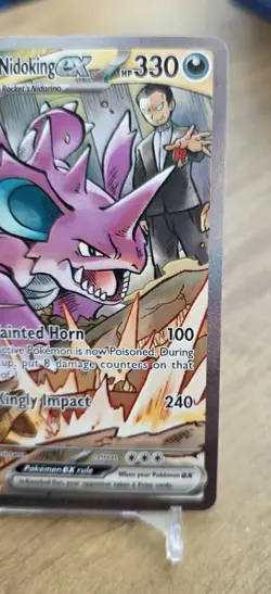 Pokemon TCG Team Rockets Nidoking EX Card 233/182 Sir Destined Rivals NM Rare - Image 4
