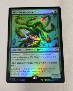 Magic: The Gathering - Foundation - Mossborn Hydra 0107 Foil Rare - NM - Image 1