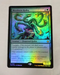 Magic: The Gathering - Foundation - Mossborn Hydra 0107 Foil Rare - NM - Image 3