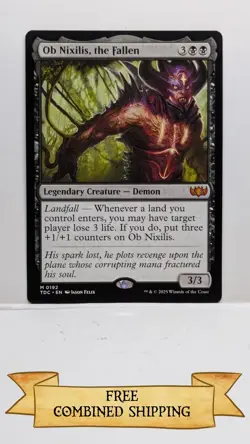 Ob Nixilis, the Fallen Commander: Tarkir: Dragonstorm Regular - Image 1