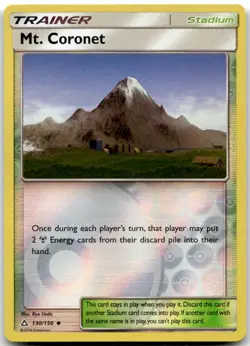 Mt. Coronet 130/156 Reverse Holo Uncommon Ultra Prism Near Mint - Image 1