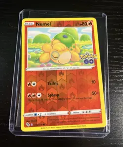 Numel (Peelable Ditto) 013/078 Pokemon GO Reverse Holo English LP (See desc) - Image 1