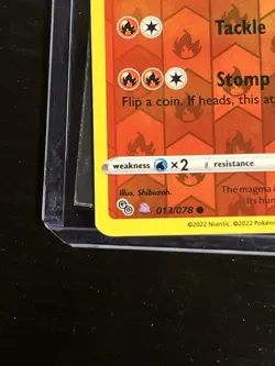 Numel (Peelable Ditto) 013/078 Pokemon GO Reverse Holo English LP (See desc) - Image 2
