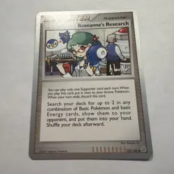 Roseanne's Research 125/132 2008 World Championships Pokemon TCG Dylan Lefavour - Image 1