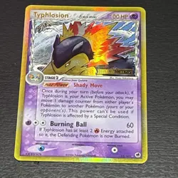 Typhlosion Delta Species 12/101 Pokemon Dragon Frontiers Reverse Holo STAMPED LP - Image 1