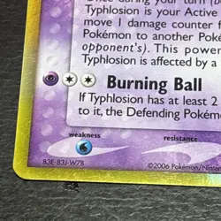 Typhlosion Delta Species 12/101 Pokemon Dragon Frontiers Reverse Holo STAMPED LP - Image 5