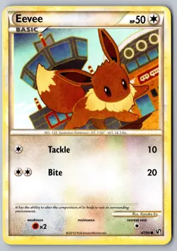 Pokemon: Eevee (47) Common Undaunted 47/90 LP+ - Image 1