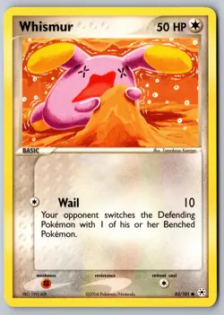 Pokemon: Whismur Common Hidden Legends 82/101 LP+ - Image 1