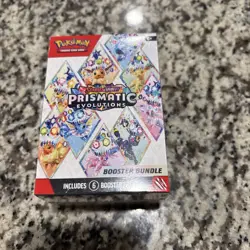 Pokemon Prismatic Evolutions Booster Bundle 6 Packs Eevee Eeveelutions SEALED - Image 1