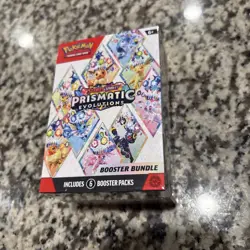 Pokemon Prismatic Evolutions Booster Bundle 6 Packs Eevee Eeveelutions SEALED - Image 2