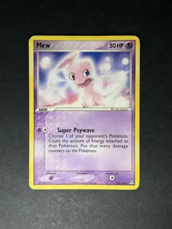 Pokemon Card TCG Mew 111/110 Holon Phantoms Non-Holo DVD Promo Regular Rare - Image 1