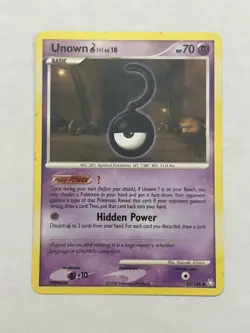 Pokemon Unown U 82/146 Legends Awakened - MP - Image 1