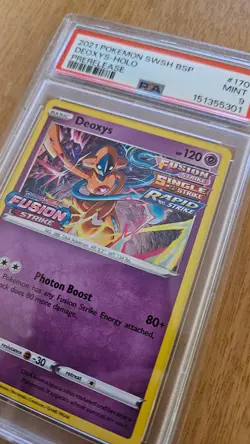 PSA 9 Deoxys SWSH 170 Graded Pokemon Card - Image 1
