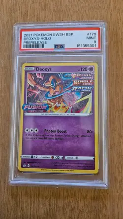 PSA 9 Deoxys SWSH 170 Graded Pokemon Card - Image 2
