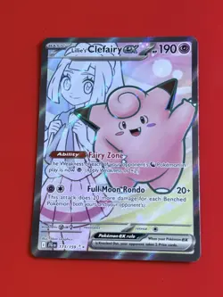 Pokemon TCG - Journey Together - Lillie's Clefairy EX 173/159 Full Art - Image 1