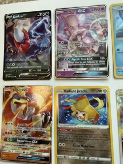 Nintendo Pokemon TCG 6-Card Holo Lot Darkrai V/Mewtwo GX/Ho-Oh GX - Image 2