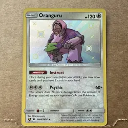 Oranguru SV44/SV94 Hidden Fates Baby Shiny Pokemon TCG NM/MINT - Image 1